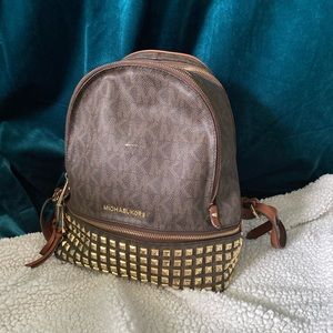 Michael kors mini backpack